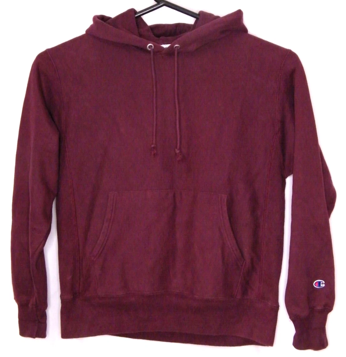 Champion store hoodie maroon
