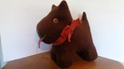 Vintage Folk Art  1930’s SCOTTY  Dog Stuffed WWI Military Uniform Toy