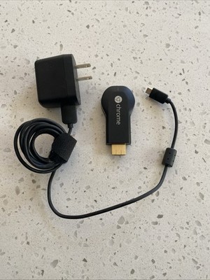 Google Chromecast TV App Streaming Media Player  (Black)