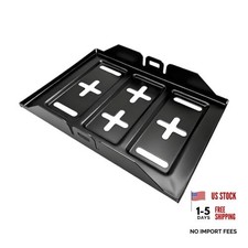 Car Battery Tray, Metal Vehicle Battery Hold Down Bracket, Adjustable
