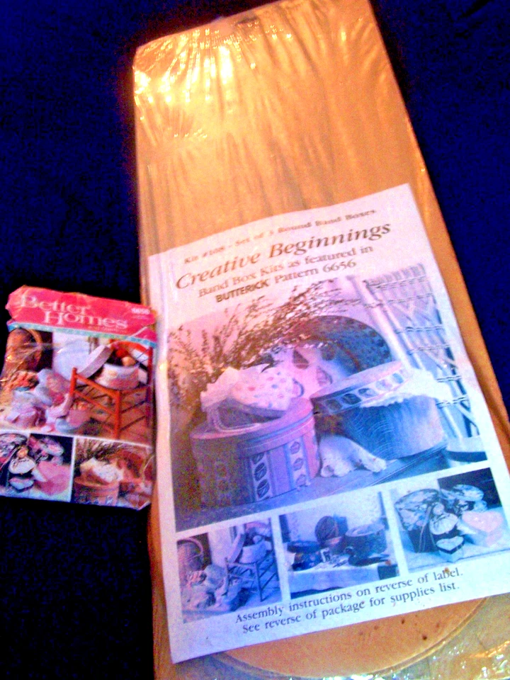 BUTTERICK /BETTER HOMES- Creative Beginnings Band Box Kit #108+Pattern #6656 - Image 2 of 4