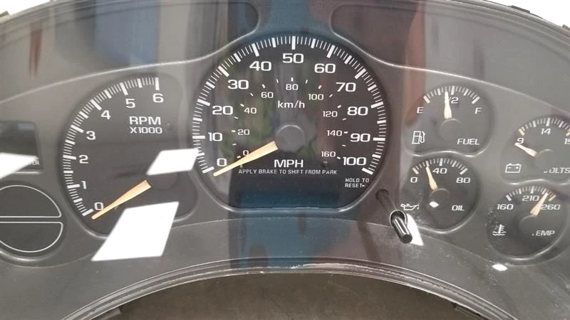 2000-2002 Chevy Silverado 1500 2500 3500 Speedometer Cluster MPH AT US OEM - Image 2 of 4
