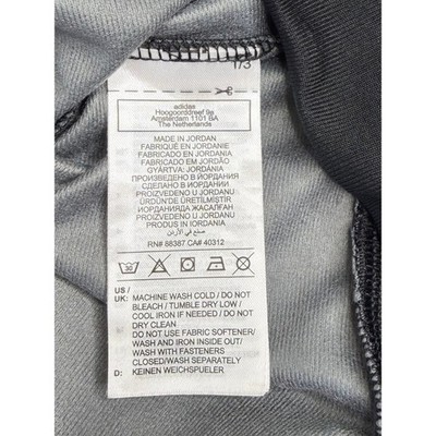 Adidas Men's Essentials Camo Tricot Track Jacket Sz XL Black Gray