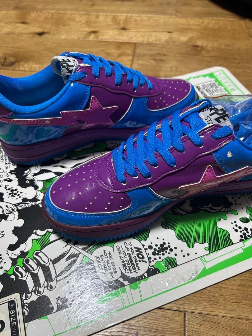 Men 9.0US A Bathing Ape Rare Shoes Vhtf Marvel Collaboration Bapestar Limited Ed image 10