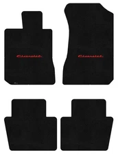 Lloyd Ultimat Front & Rear Mats for '58 Chevy Bel Air w/Red on Black Chevy