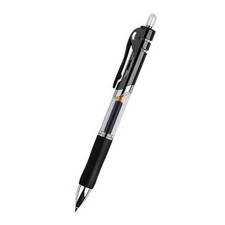 Black Retractable Gel Ink Pens Smoother Writing Grip Large Capacity Signatur OH