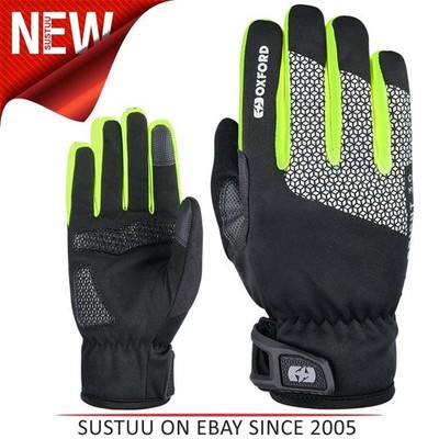 Oxford Windfest Reflektierend Cycle Hell Handschuhe 3.0 Silikon Griff   S/ M/ M/
