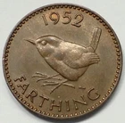 1952 George VI Farthing — photo from another recent sale
