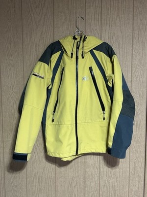 Men s Millet Gore-Tex XCR Jacket Size L Yellow Bi Stretch Waterproof/Breathable
