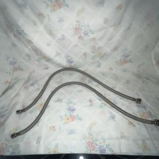 2 30" faucet connector water supply line 1/2 fip x 3/8 compression Stainless
