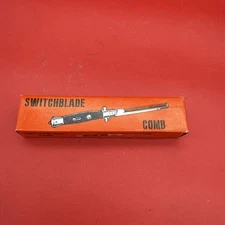 Vintage 1980 Switchblade Folding Pocket Comb Hong Kong Adult Novelty