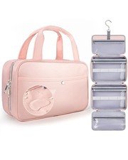 Travel Hanging Toiletry Bag - Waterproof Cosmetic Organizer for Essentials