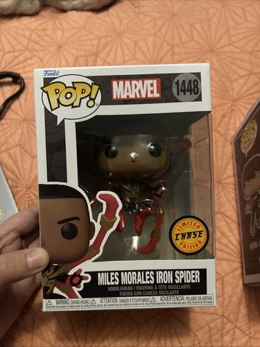 Funko Pop! Vinyl: Marvel - Miles Morales Iron Spider (Chase) #1448