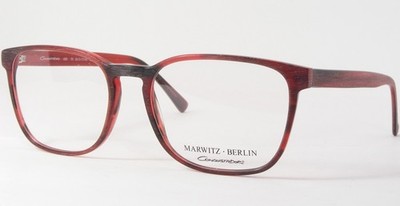 MARWITZ BERLIN CONQUISTADOR A95 70 Brushed Burgundy UNIQUE EYEGLASSES 54-17-140