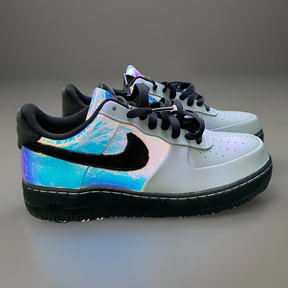 NIKE Air Force 1 Low Sneakers Northern Lights Holographic Leather Mens US 10.5 s-l1600.jpg main image 2