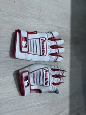 Pro Stock Game Used Portland Sea Dogs Franklin Batting Gloves