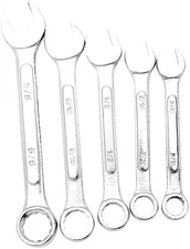PERFORMANCE TOOL 5 pc Combo Wrench Set - SAE WIL1405