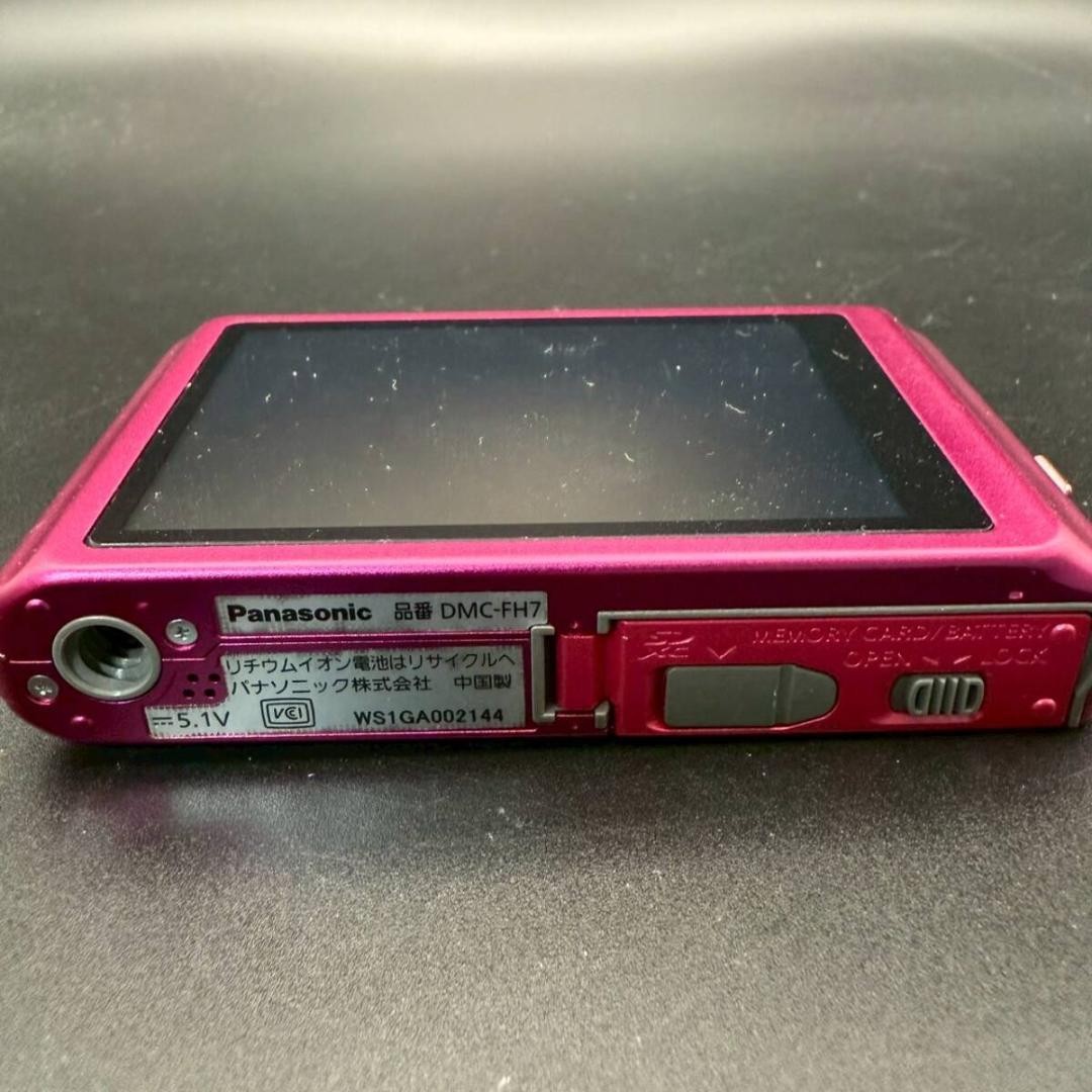 Panasonic LUMIX DMC-FH7 Compact Digital Camera Pink Tested