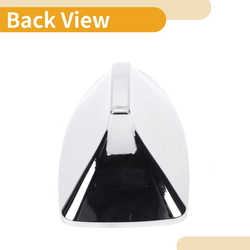 Copertura Antenna Pinna Squalo per Auto SUV Camion 1 Pz Cromata Argento - Immagine 4 di 4