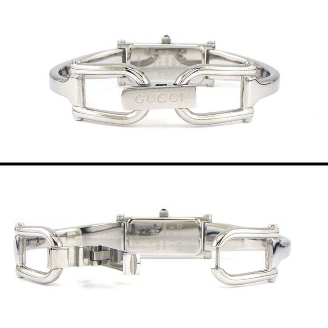 Gucci 1500L Bangle Watch Rectangular Black Dial S… - image 3