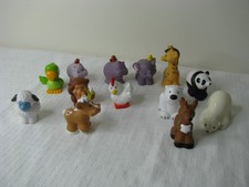 Fisher Price Little People Lot of 13 animals Safari zoo Farm