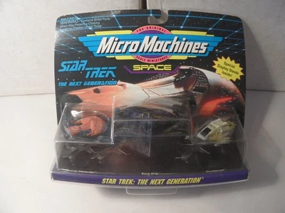 Micro Machines Star Trek TNG Space Miniatures Borg Ferengi Shuttlecraft - Image 1 of 4