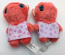 SCRUFF-a-LUVS MINI Plush  - Peach Pink  4" Tiny Plush Bears