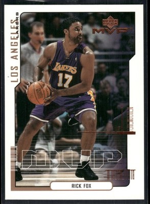 Rick Fox 2000-01 Upper Deck MVP #80 Los Angeles Lakers