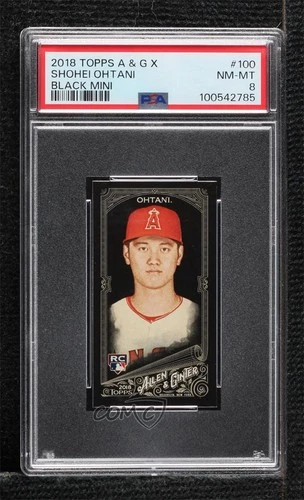 2018 Topps Allen & Ginter's X Mini Shohei Ohtani #100 PSA 8 Rookie RC