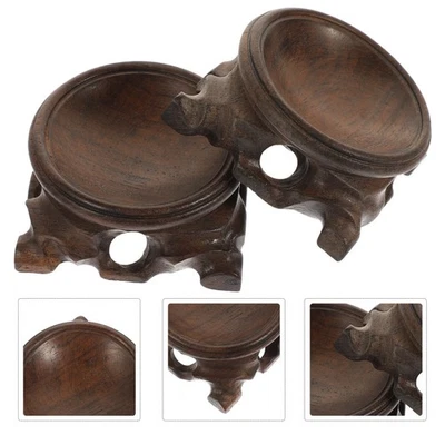 2 Pcs Dekorativer Ständer Kristallkugelständer Kristall-Displayständer - Bild 1 von 4