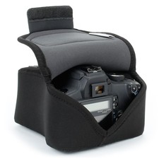 DSLR Camera Sleeve Case with Accessory Storage Strap Openings