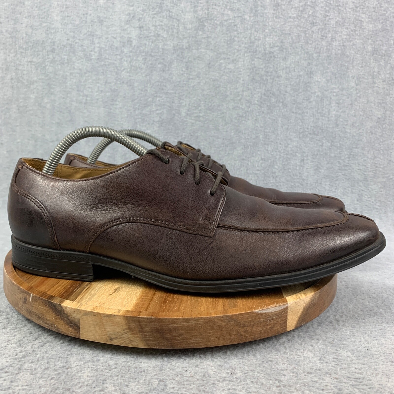 SAOLA Scarpe eleganti Cole Haan uomo taglia 9 pelle marrone punta spaccata derby oxford casual