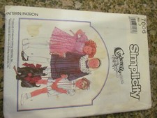 Simplicity 7006 Pattern Dress Child Size 3 Cut Cinderella Vintage 1985 0301