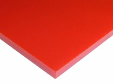 1/8" Solid Red Acrylic Plexiglas Sheet 24" x 12" Cast Acrylic AZM Displays