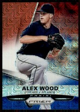 2015 Panini Prizm Red White Blue Mojo Alex Wood Atlanta Braves #22