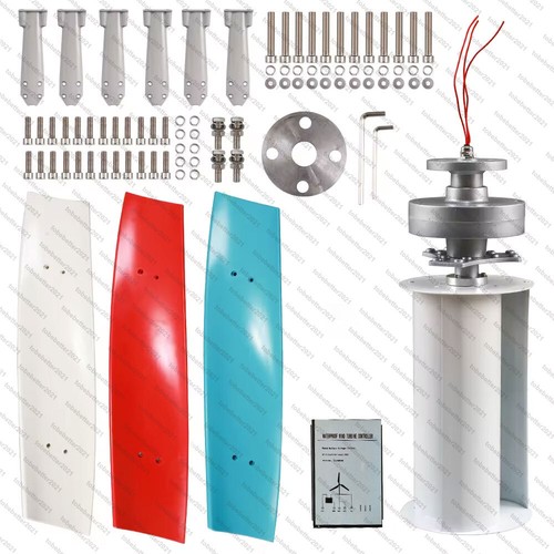 Kit Regolatore Inverter Generatore eolico 3000W 12V 24V 48V Asse Verticale - Foto 25 di 30