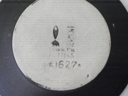 Platillo negro de 6 1/8" Bennington Potters Vermont #1627 ~ - Imagen 4 de 5