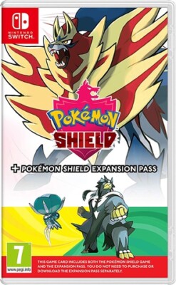 Pokemon Shield + Erweiterungspass gebrauchtes Nintendo Switch Spiel
