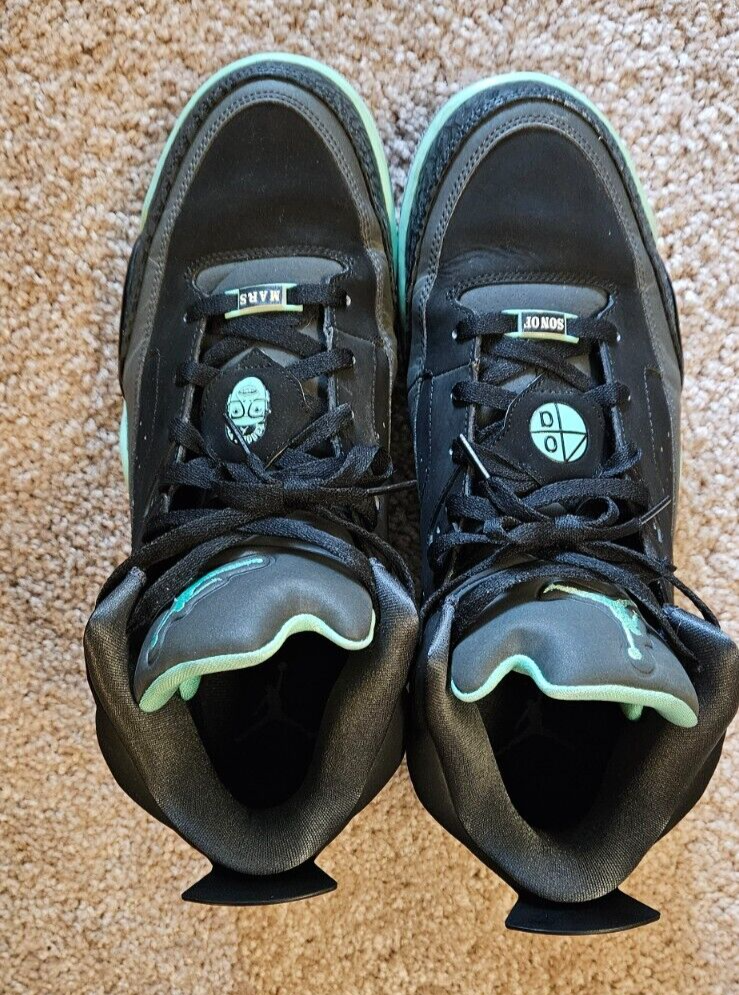 Nike Air Jordan Son Of Mars Low Green Glow 2013 Size 12 580603-030