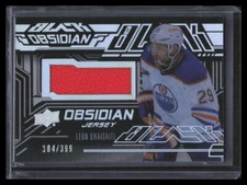 2022-23 UD Black Obsidian Jerseys OJLD Leon Draisaitl Jersey 184/399