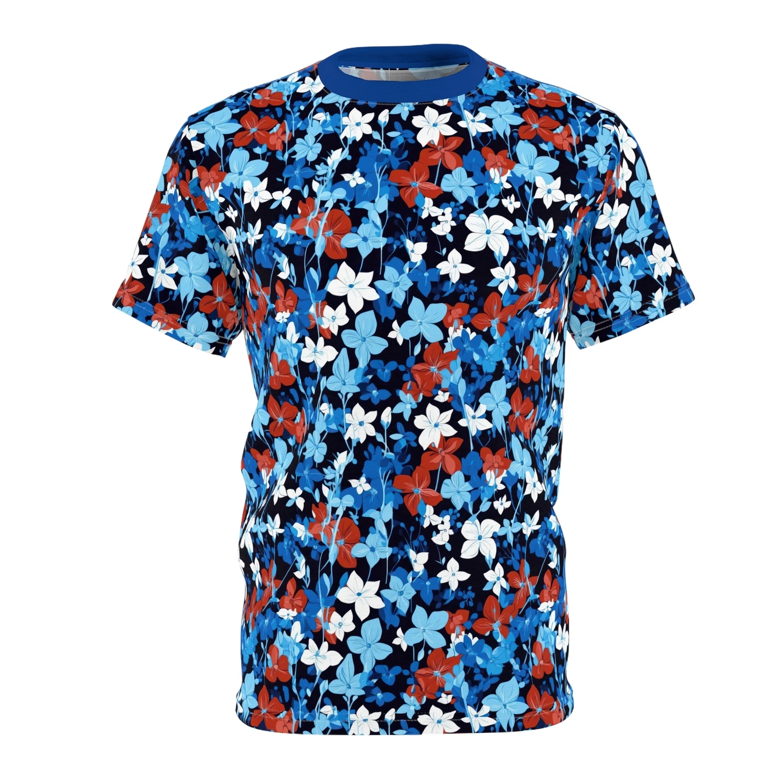 Floral Print Unisex Tee, Trendy Summer Shirt, Casual Wear, Gender-Neutral Top,
Opens in a new window