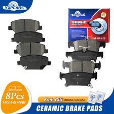 Front & Rear Disc Ceramic Brake Pads For 2016 - 2019 Buick Envision 2.0L 2.5L