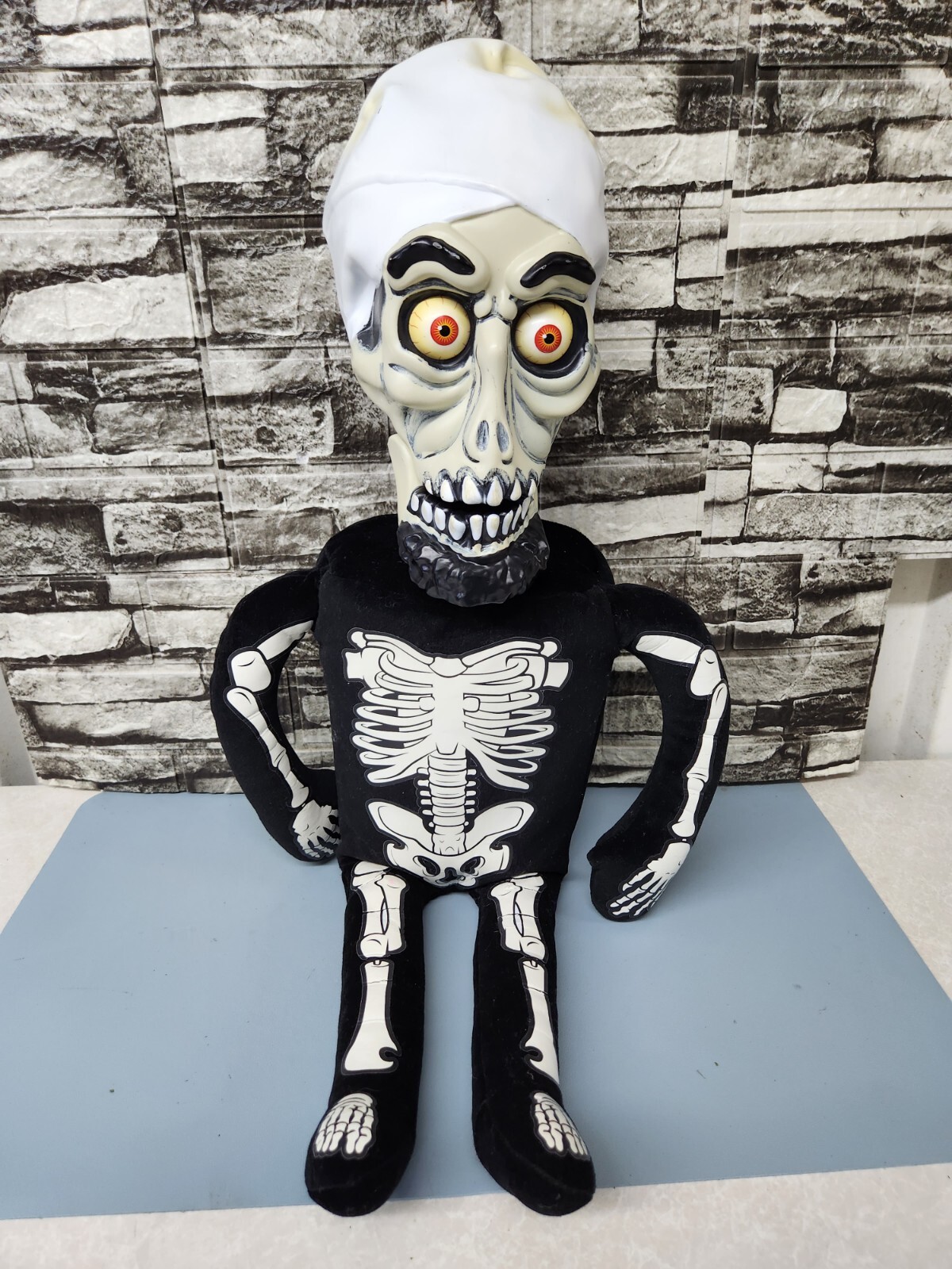 rare Jeff Dunham Achmed PRO Ventriloquist Dummy doll working deluxe