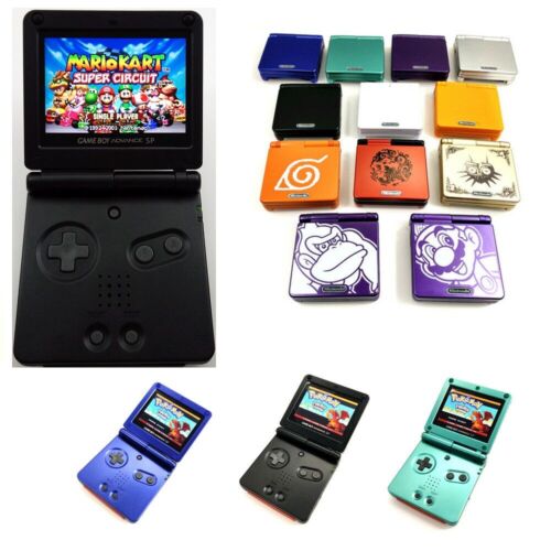 Game Boy Advance SP Game Console with V2 iPS Backlight LCD MOD GBA SP Console - Picture 1 of 74