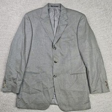 Hugo Boss Einstein 40R Mens Vtg 3 Button Silk Wool Blazer Sport Coat Jacket