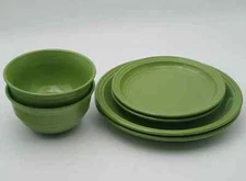 Mainstays Green Stalk Rainforest Dinner/Salad Plate, Soup/Cereal Bowl *SELECT*