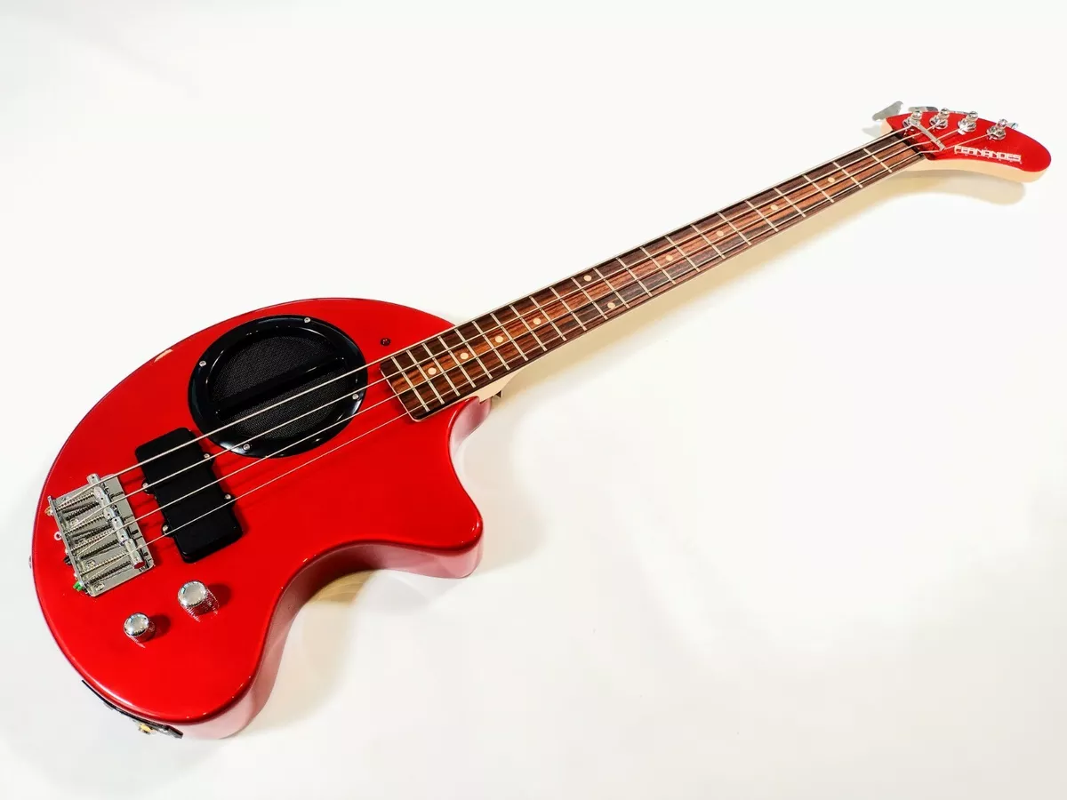 FERNANDES ZO-3 BASS Short Scale ALDER CANDY APPLE RED Soft Case FS ALG 086