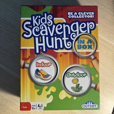 KIDS SCAVENGER HUNT INDOOR /OUTDOOR GAME AGES 6 For 2 or More Players