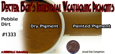 Pebble Dirt Industrial Weathering Pigment-2oz  Doctor Ben s Scale Consortium *NE