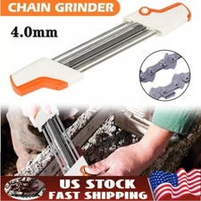 2 in 1 Metal 3/8" Pitch Chian Chainsaw File Chain Sharpener For Stihl Chainsaw